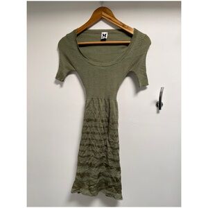 Missoni Olive Knit Midi Dress